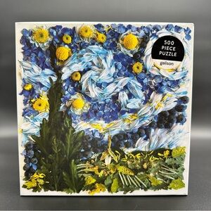 Galison Starry Night Petals 500 Piece Jigsaw Puzzle